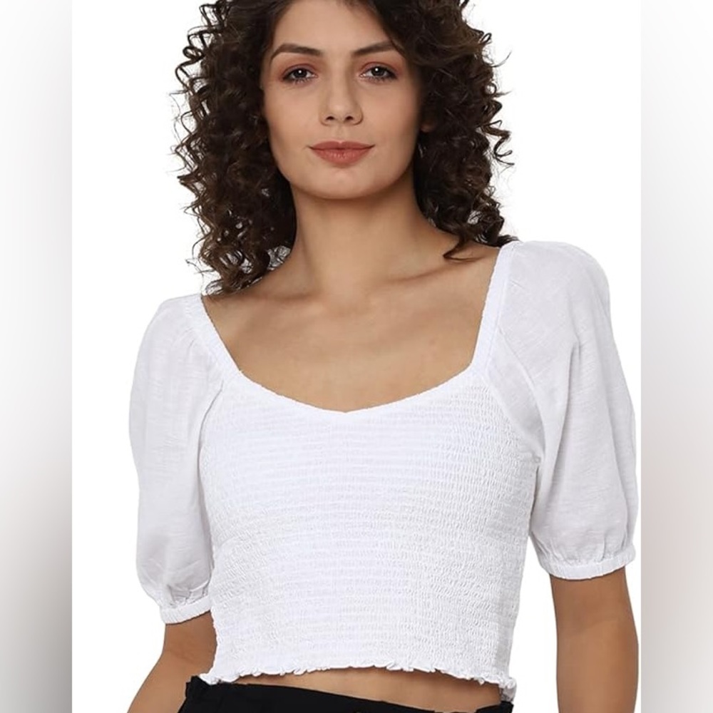 3/$25 🍭 AE smocked crop top